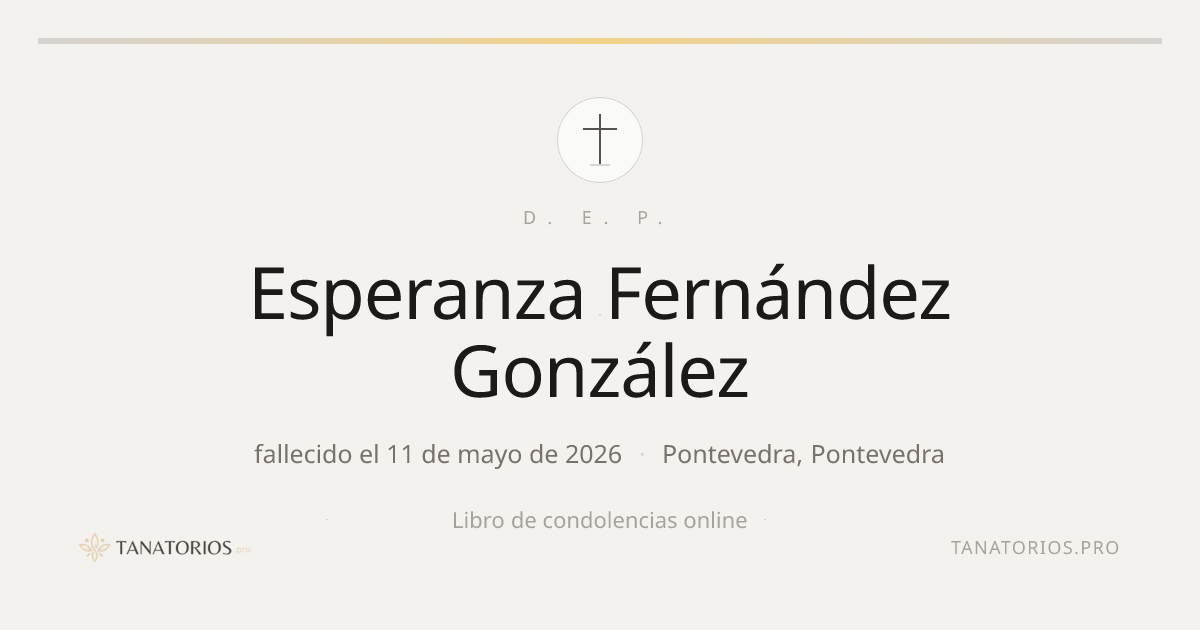 Memorial de Esperanza Fernández González