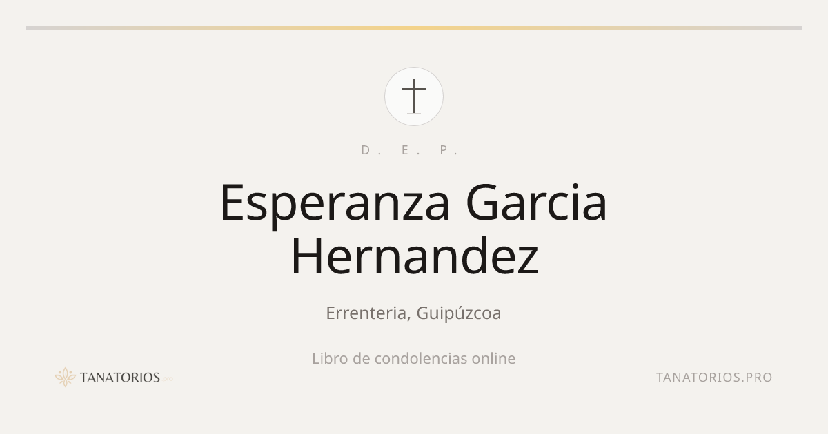 Memorial de Esperanza Garcia Hernandez