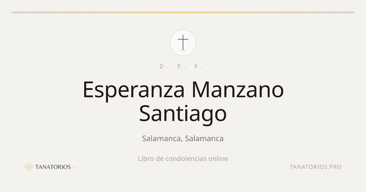 Memorial de Esperanza Manzano Santiago