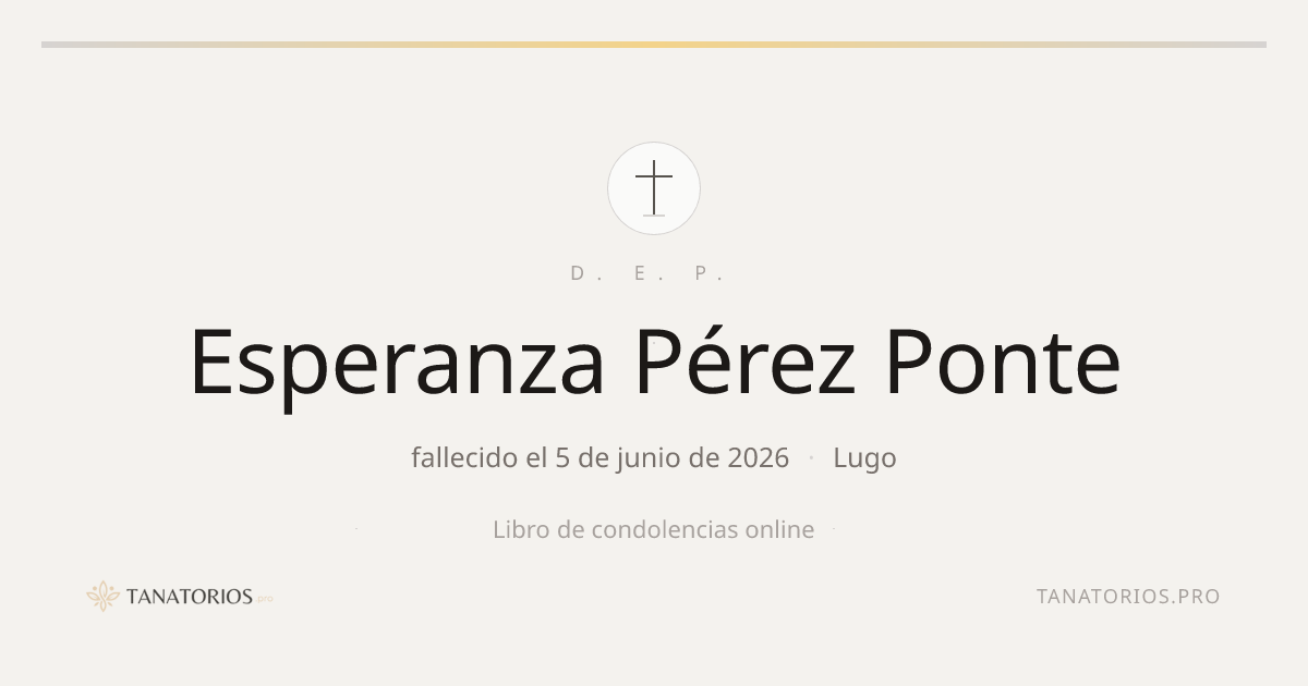 Memorial de Esperanza Pérez Ponte