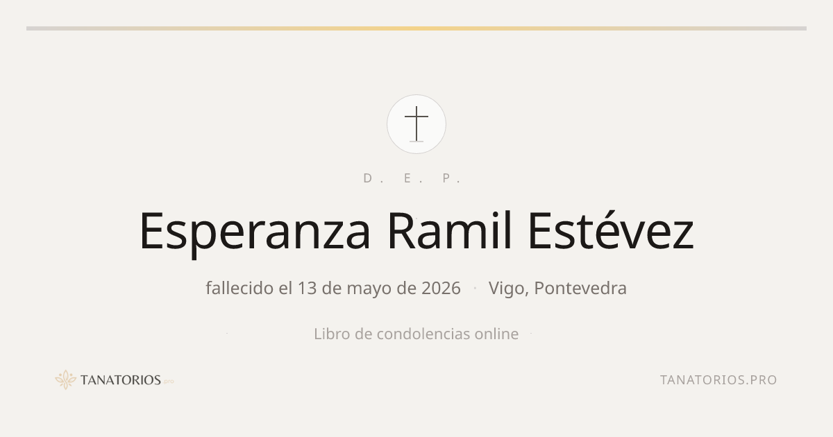 Memorial de Esperanza Ramil Estévez
