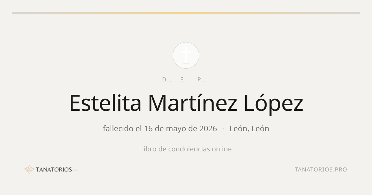 Memorial de Estelita Martínez López