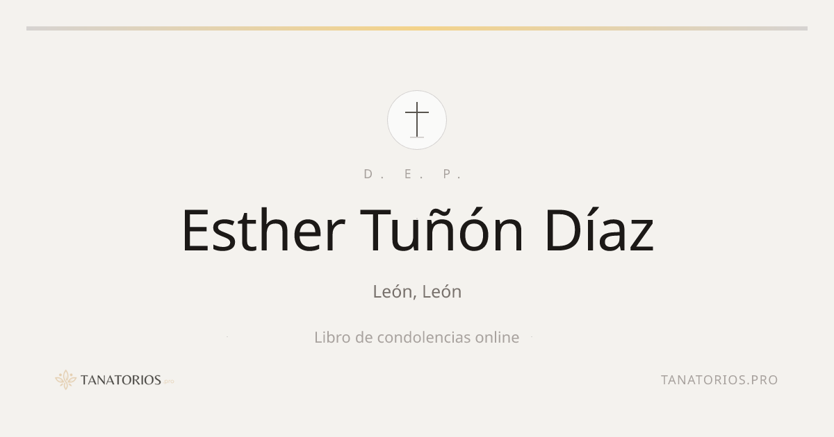 Memorial de Esther Tuñón Díaz