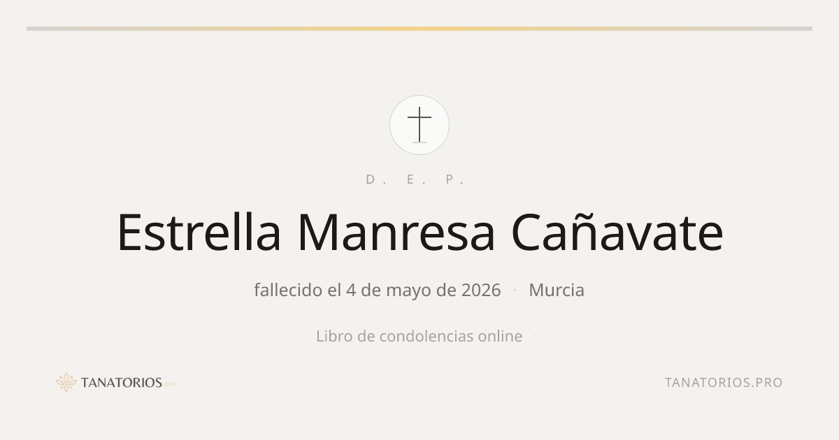 Memorial de Estrella Manresa Cañavate