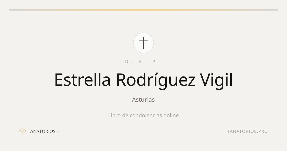 Memorial de Estrella Rodríguez Vigil