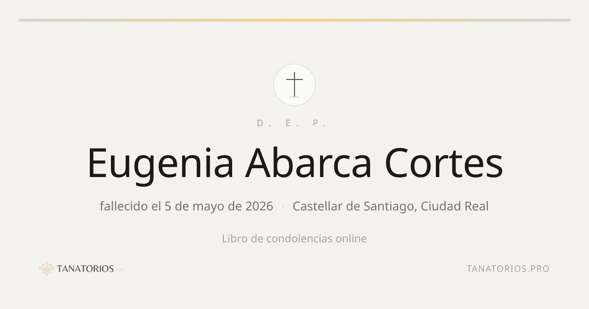 Memorial de Eugenia Abarca Cortes