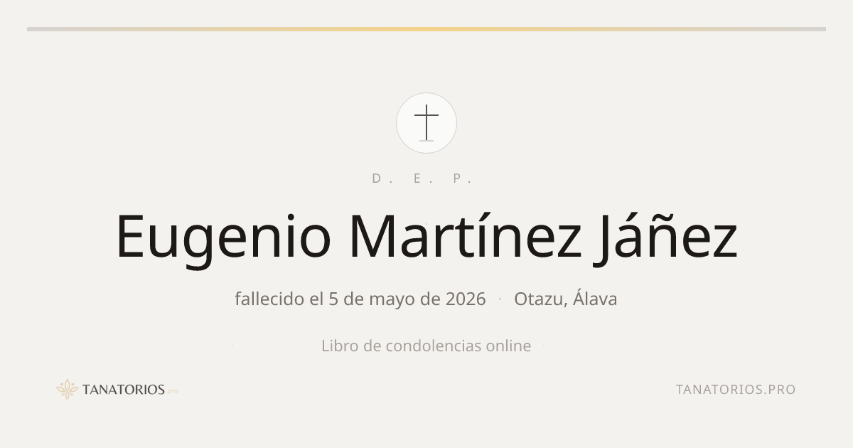 Memorial de Eugenio Martínez Jáñez