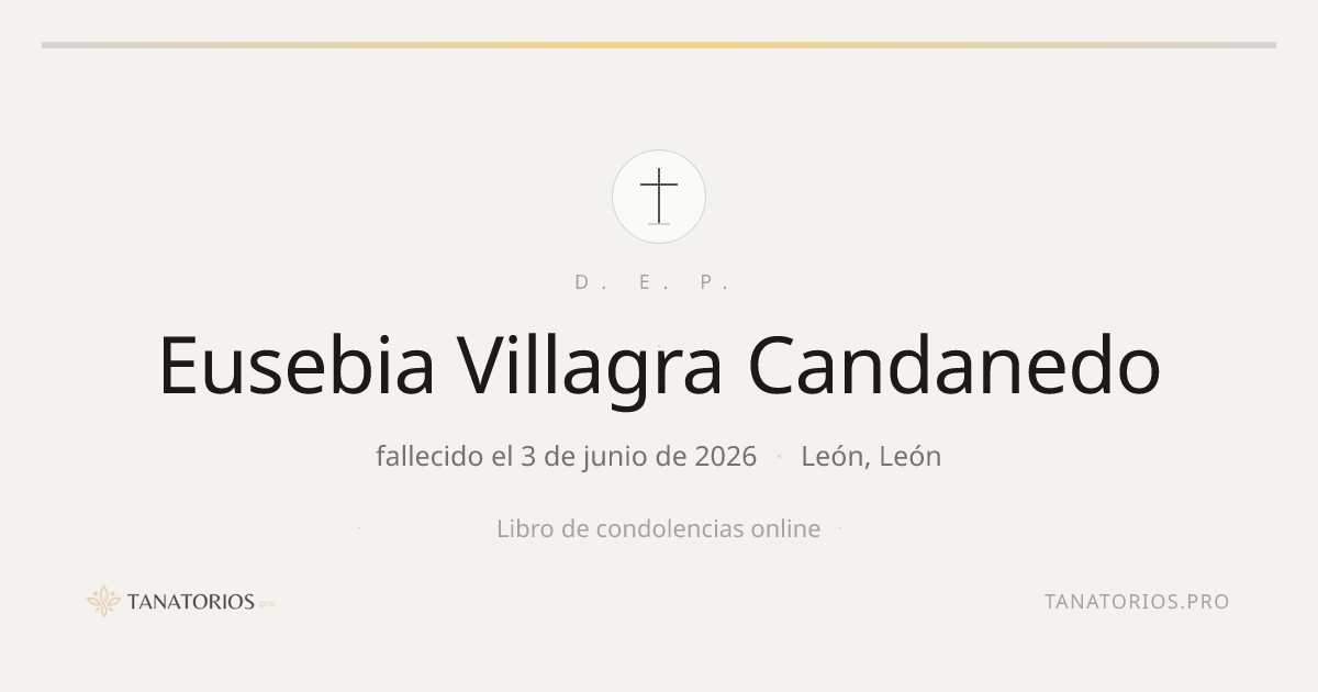 Memorial de Eusebia Villagra Candanedo