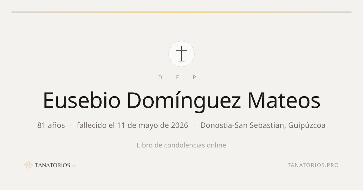 Memorial de Eusebio Domínguez Mateos