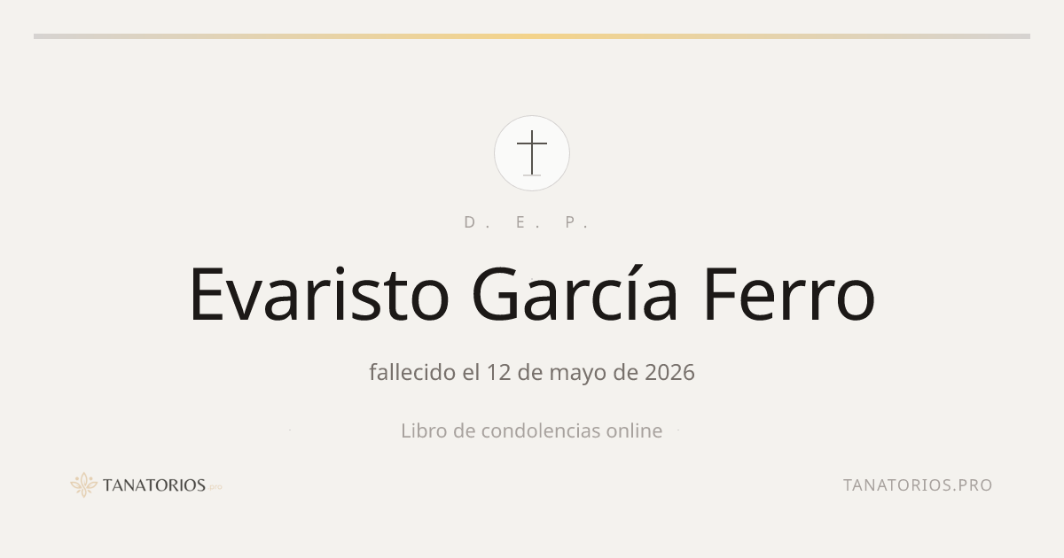 Memorial de Evaristo García Ferro