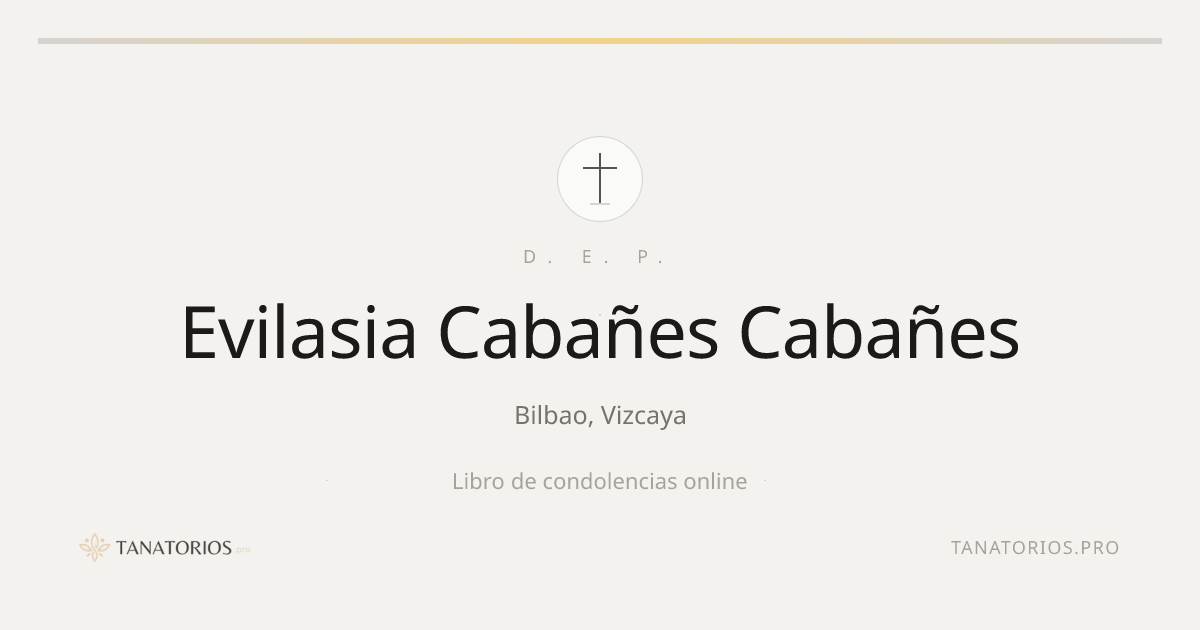 Memorial de Evilasia Cabañes Cabañes