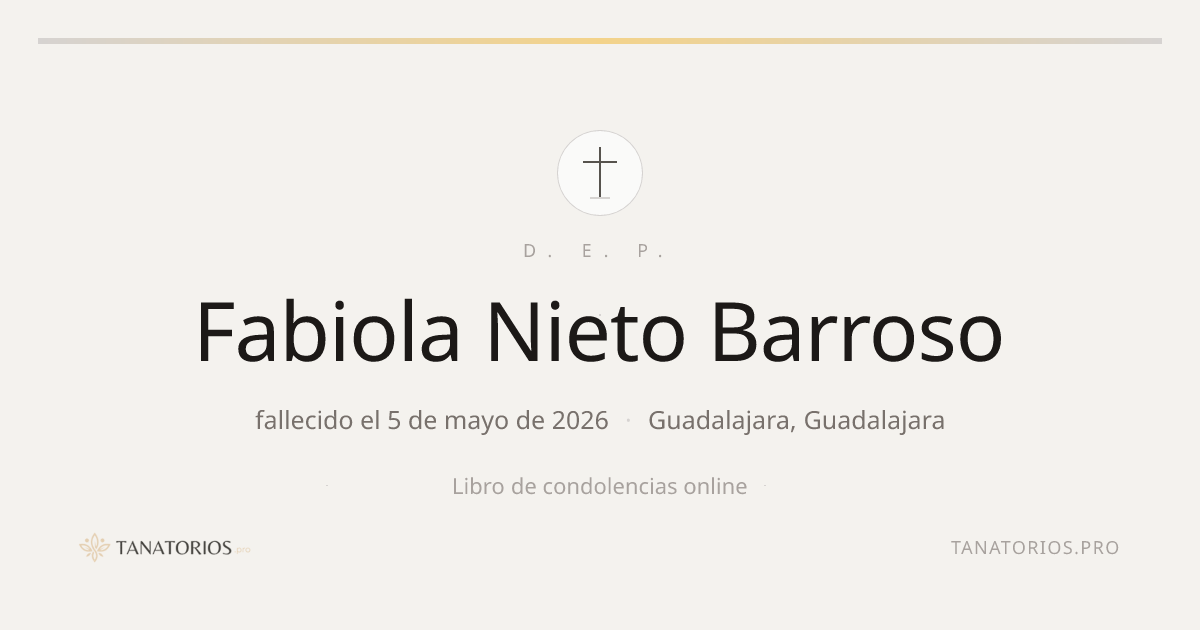 Memorial de Fabiola Nieto Barroso