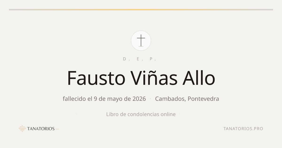 Memorial de Fausto Viñas Allo