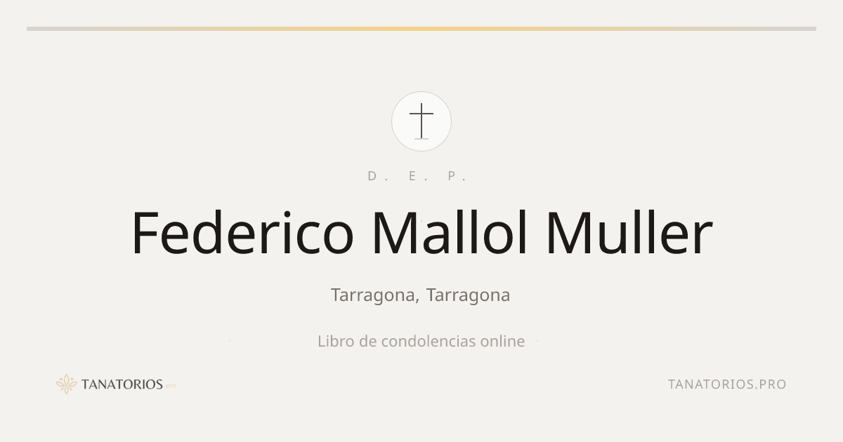 Memorial de Federico Mallol Muller