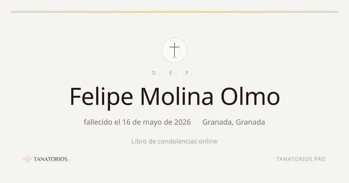 Memorial de Felipe Molina Olmo