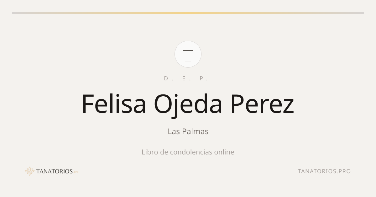 Memorial de Felisa Ojeda Perez