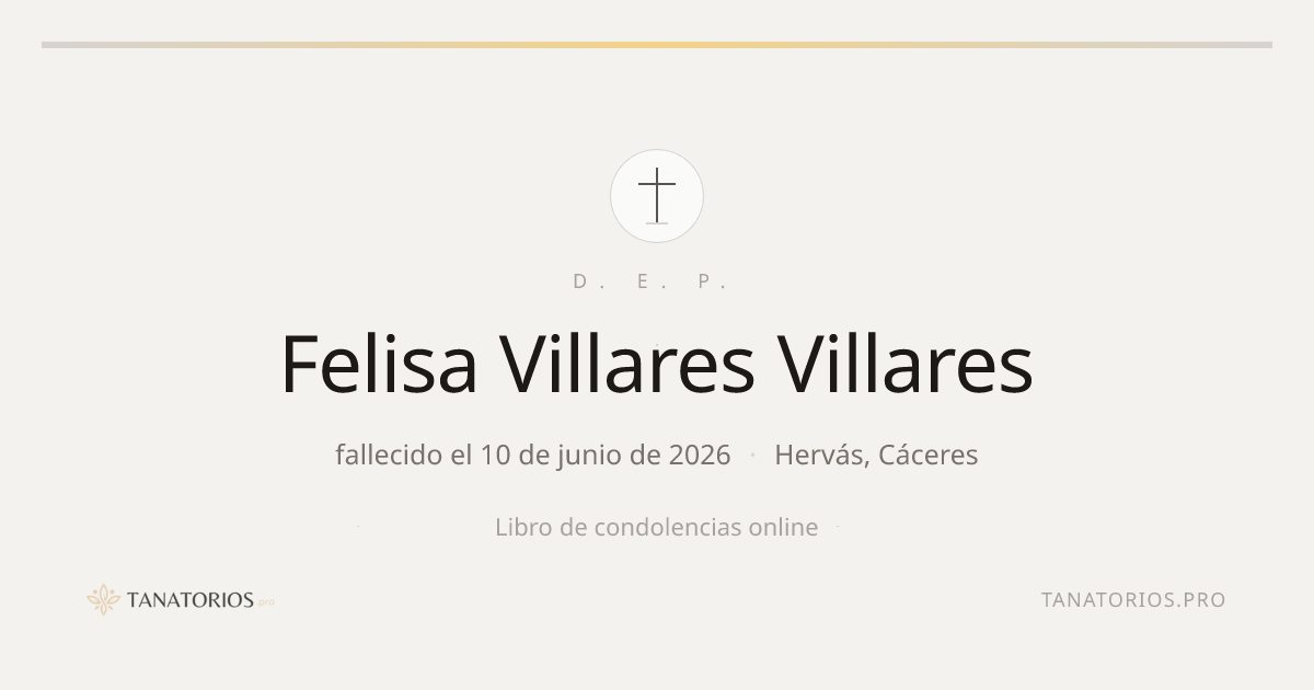 Memorial de Felisa Villares Villares
