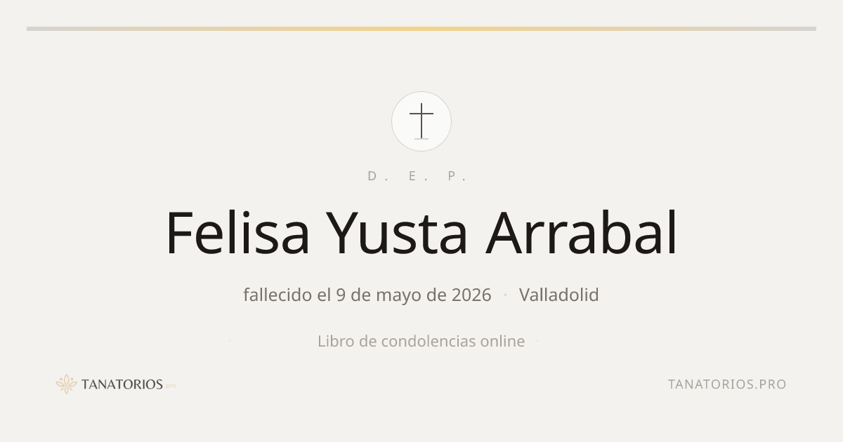 Memorial de Felisa Yusta Arrabal