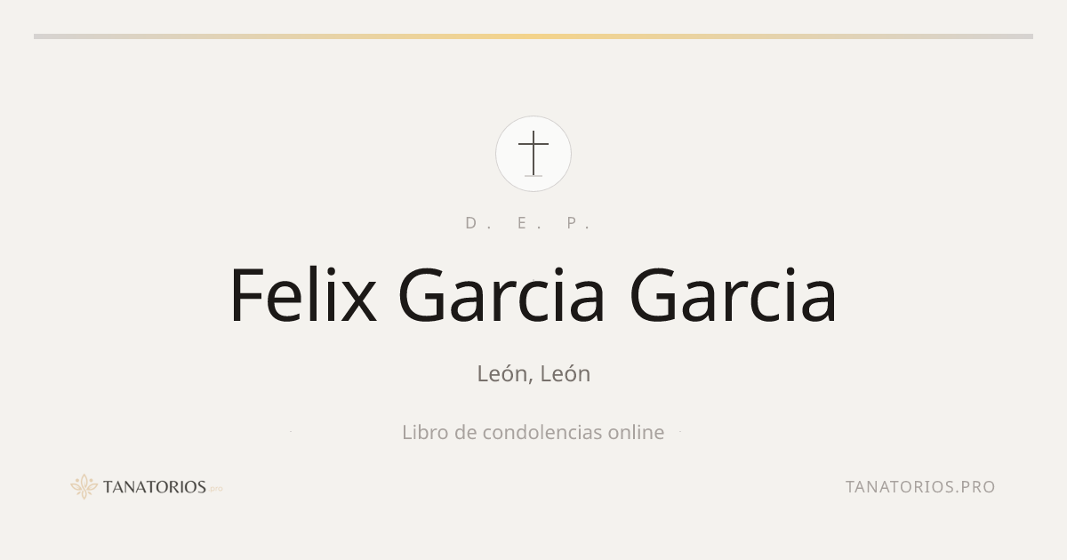 Memorial de Felix Garcia Garcia