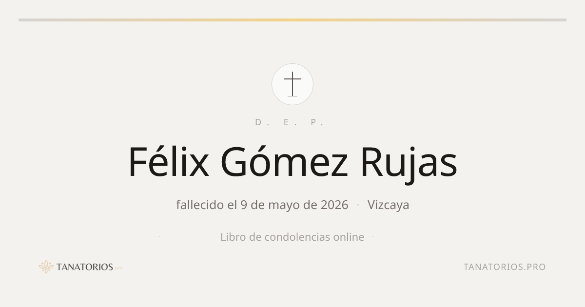 Memorial de Félix Gómez Rujas