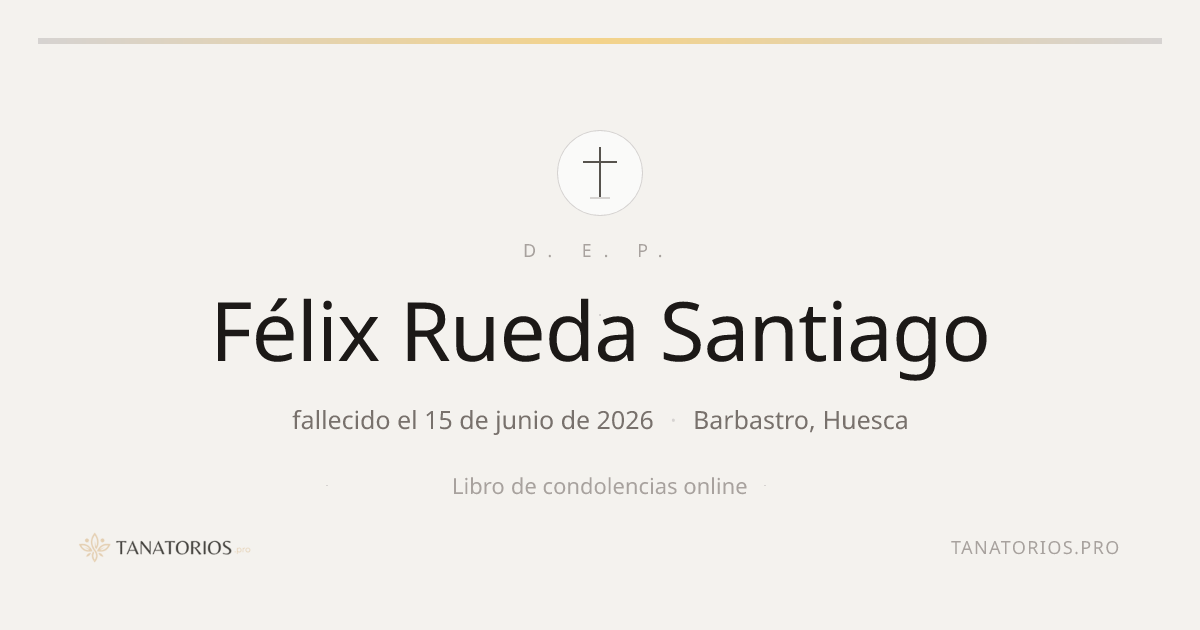 Memorial de Félix Rueda Santiago