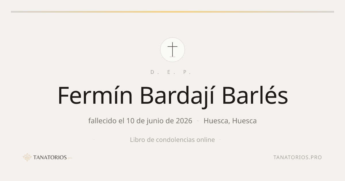 Memorial de Fermín Bardají Barlés