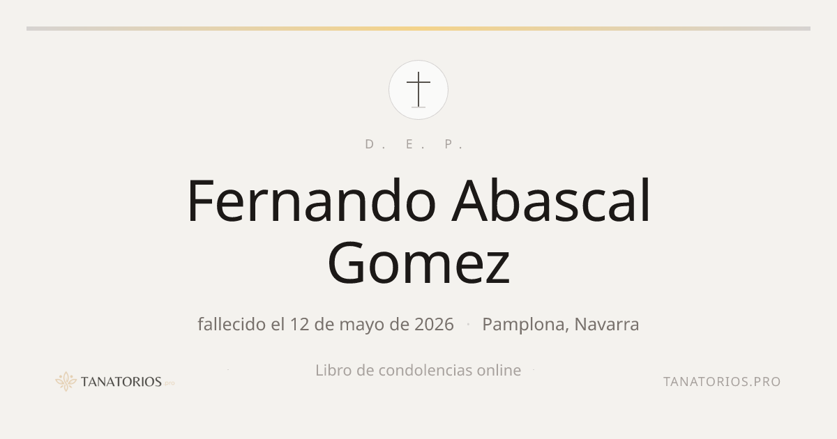 Memorial de Fernando Abascal Gomez
