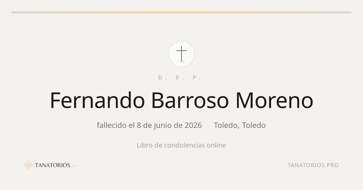 Memorial de Fernando Barroso Moreno