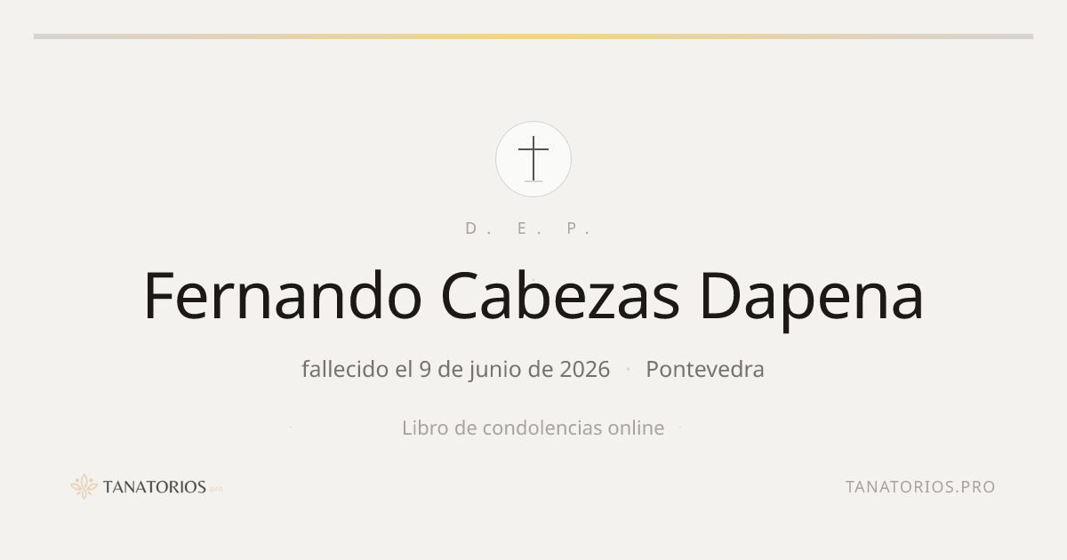Memorial de Fernando Cabezas Dapena
