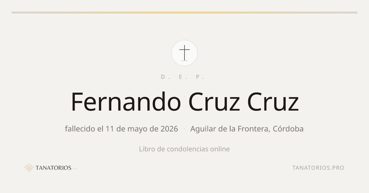 Memorial de Fernando Cruz Cruz