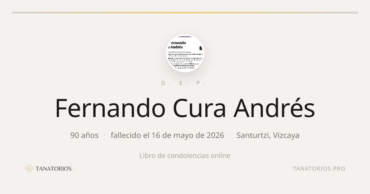 Memorial de Fernando Cura Andrés