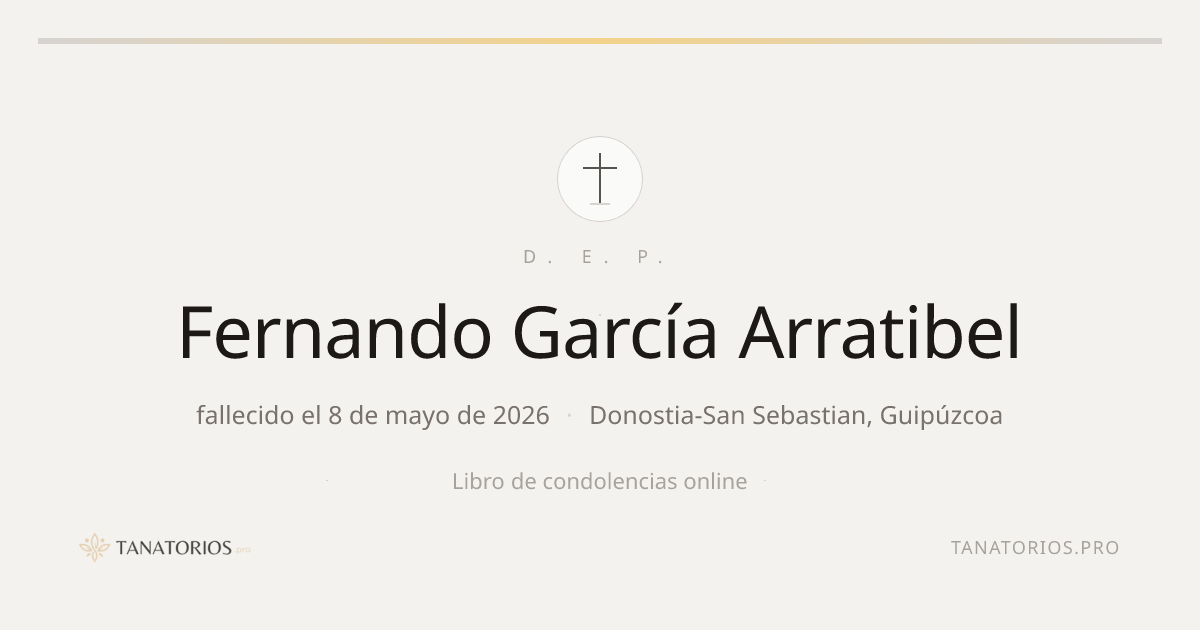 Memorial de Fernando García Arratibel