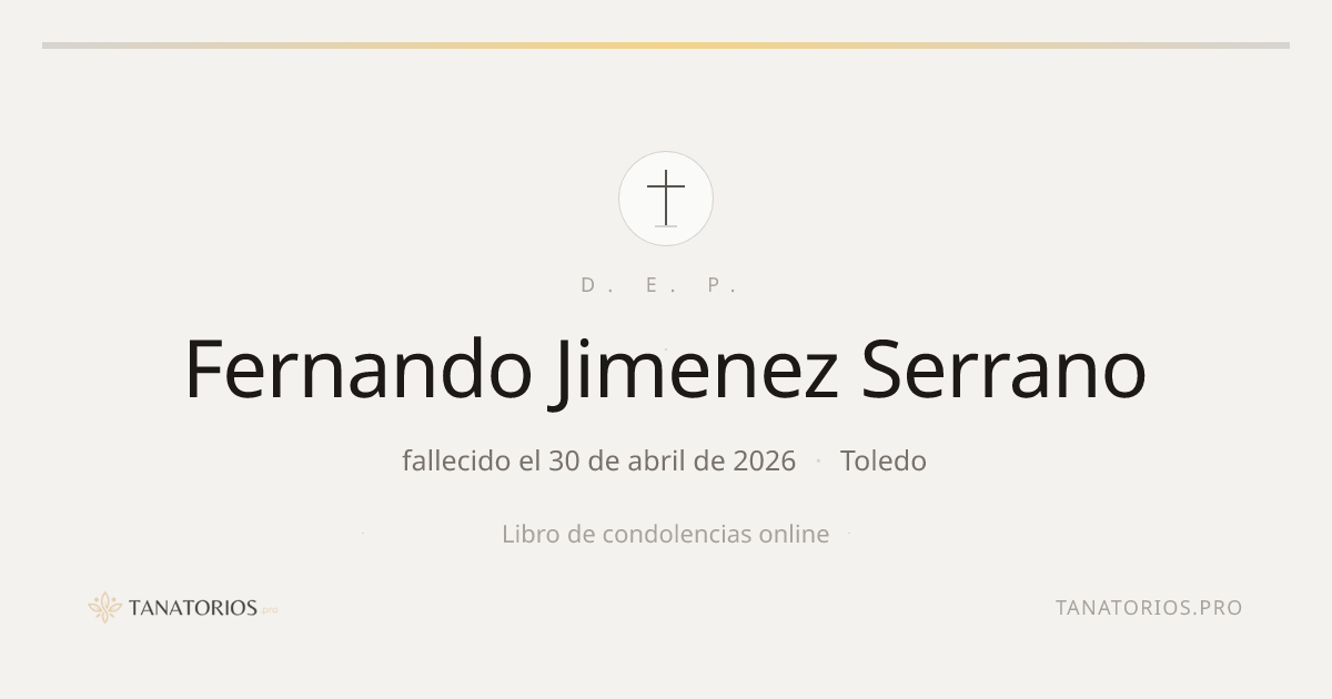 Memorial de Fernando Jimenez Serrano