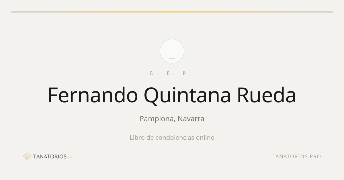 Memorial de Fernando Quintana Rueda