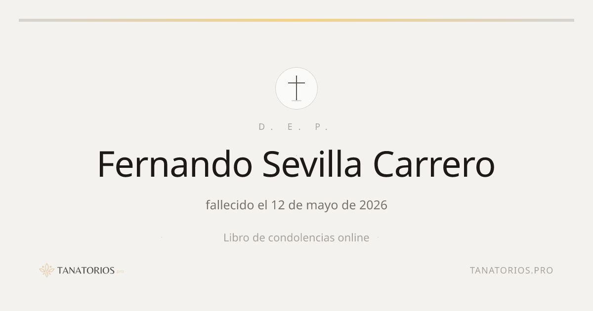 Memorial de Fernando Sevilla Carrero