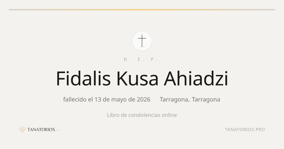 Memorial de Fidalis Kusa Ahiadzi