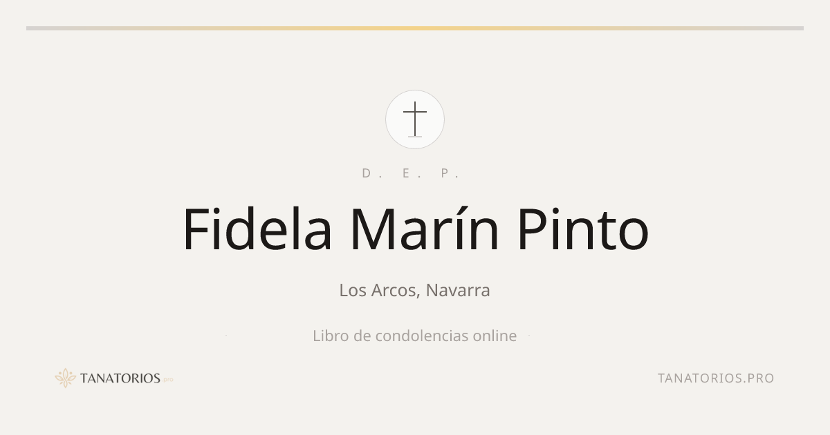 Memorial de Fidela Marín Pinto