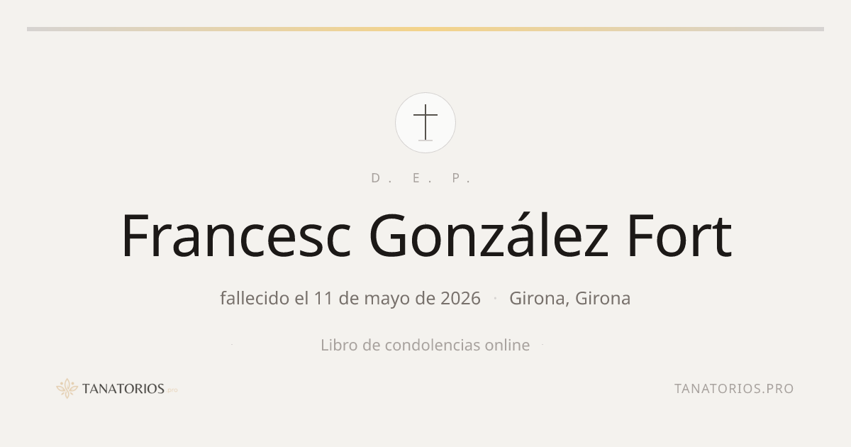 Memorial de Francesc González Fort