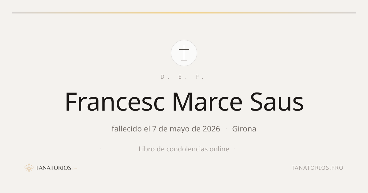 Memorial de Francesc Marce Saus