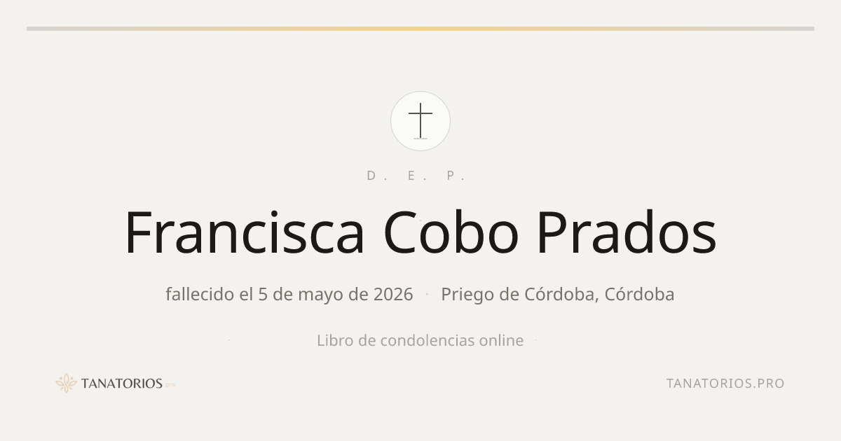 Memorial de Francisca Cobo Prados