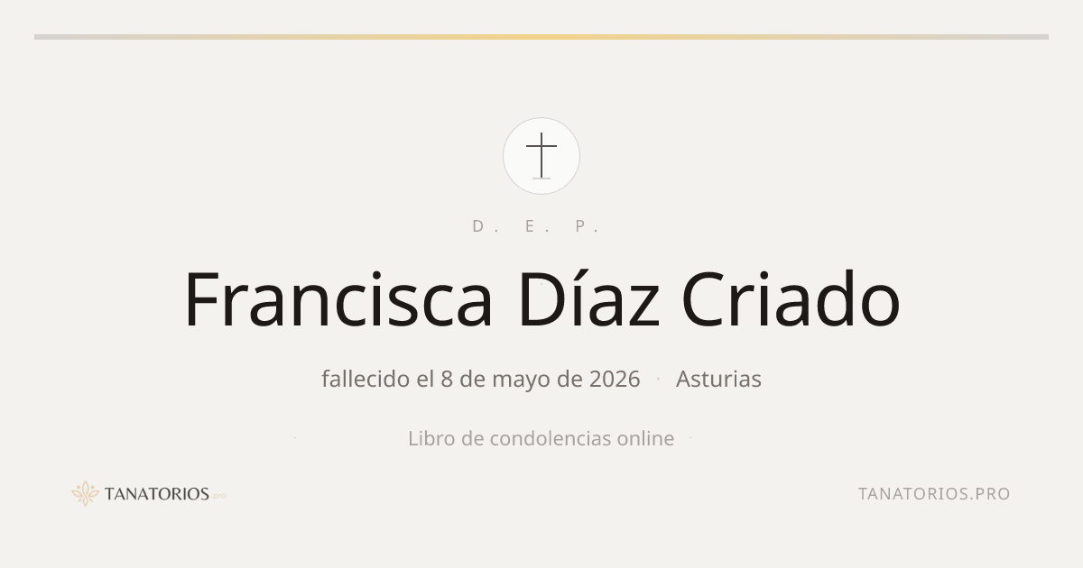 Memorial de Francisca Díaz Criado