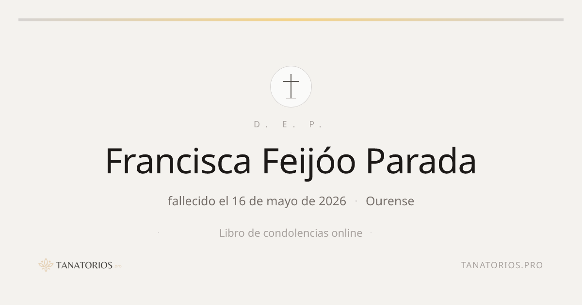 Memorial de Francisca Feijóo Parada