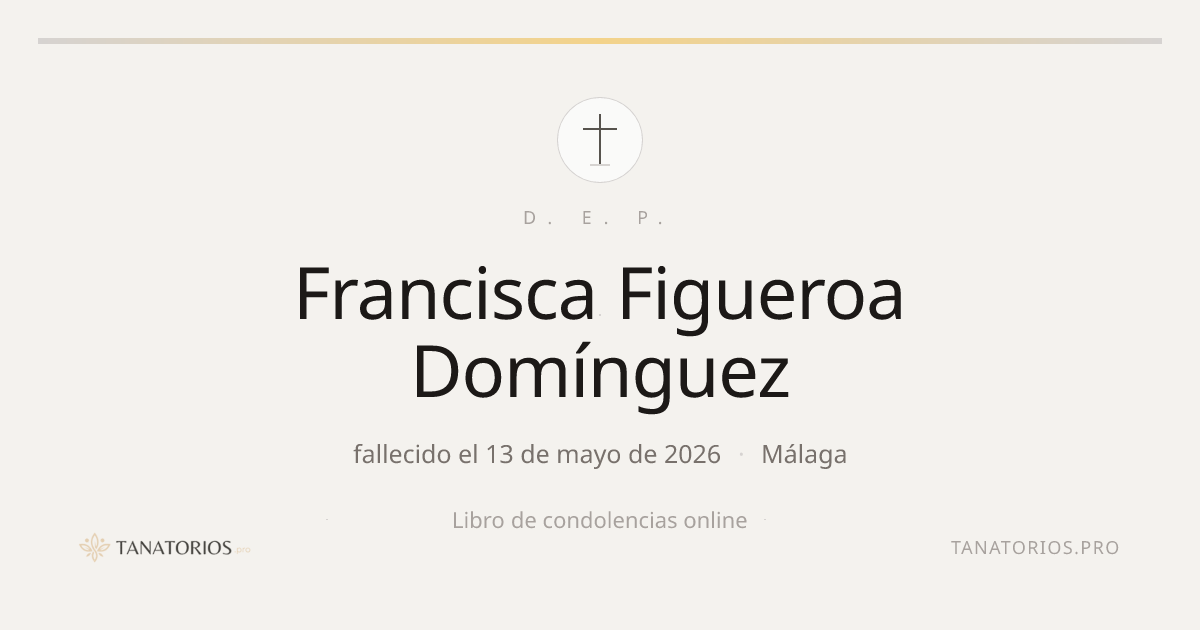 Memorial de Francisca Figueroa Domínguez