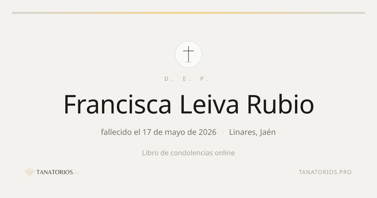 Memorial de Francisca Leiva Rubio