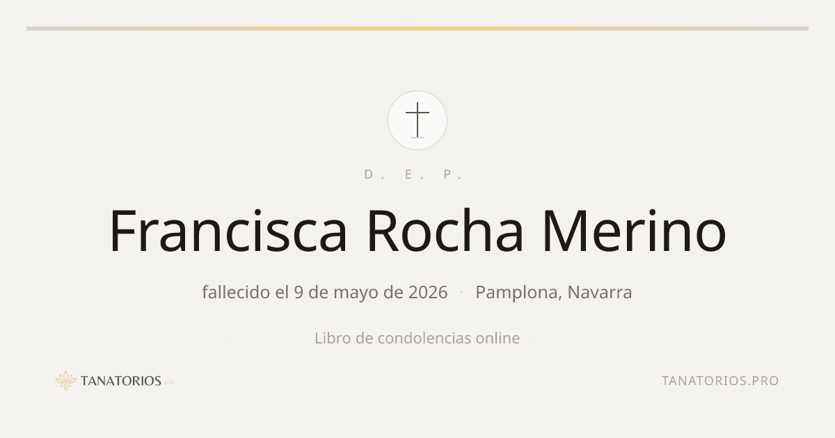 Memorial de Francisca Rocha Merino