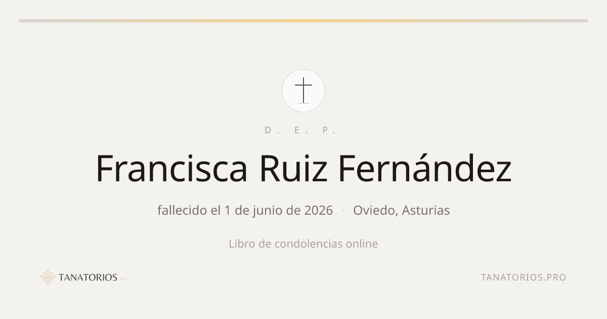 Memorial de Francisca Ruiz Fernández