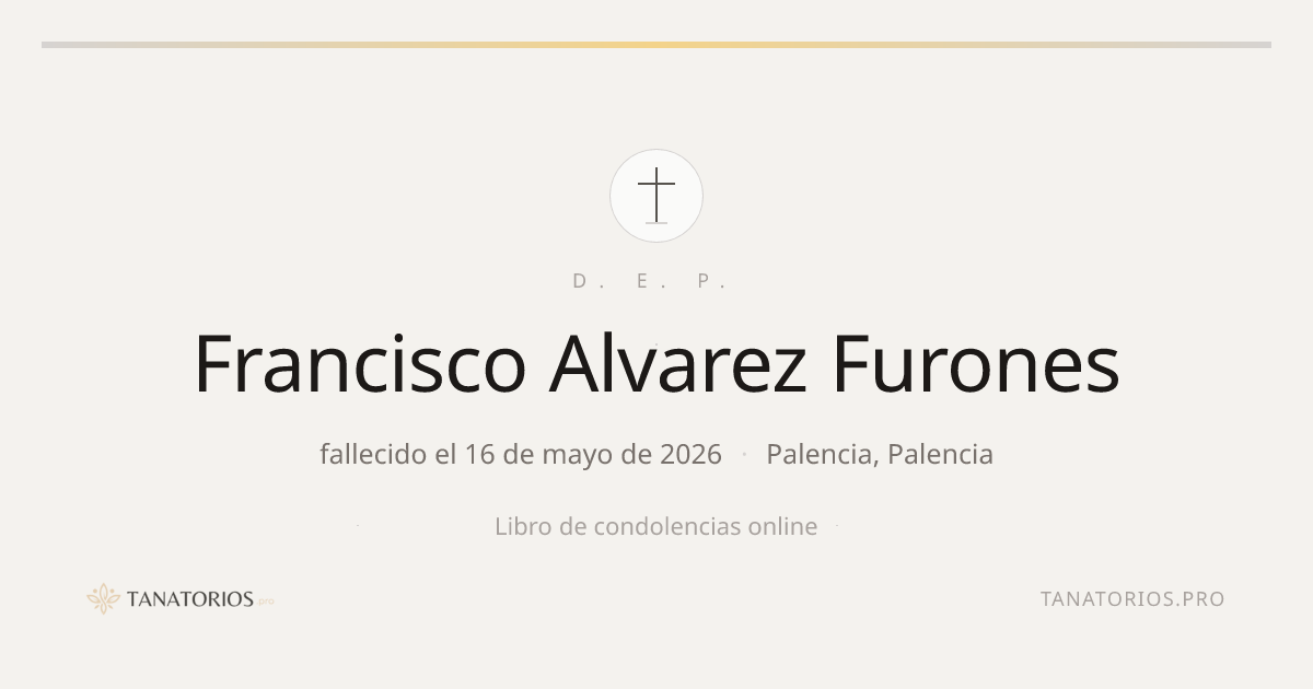 Memorial de Francisco Alvarez Furones