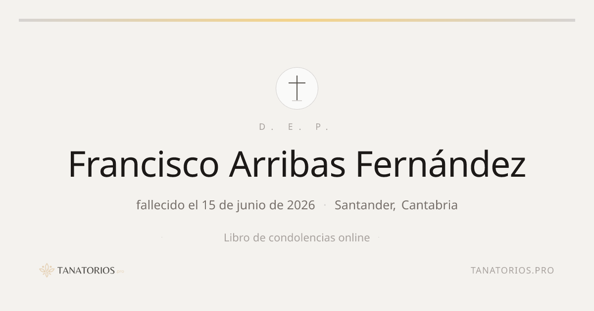 Memorial de Francisco Arribas Fernández