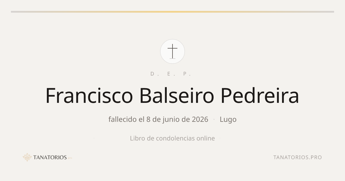 Memorial de Francisco Balseiro Pedreira