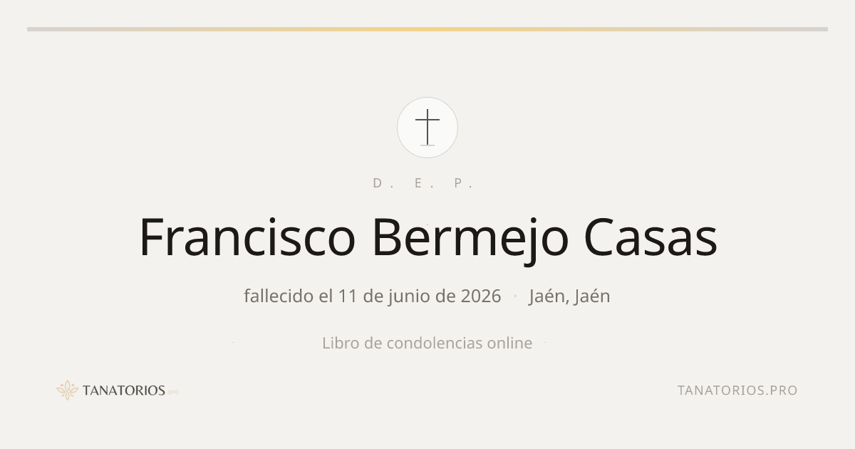 Memorial de Francisco Bermejo Casas